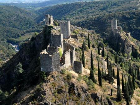Les 4 châteaux de Lastours : visite commentée