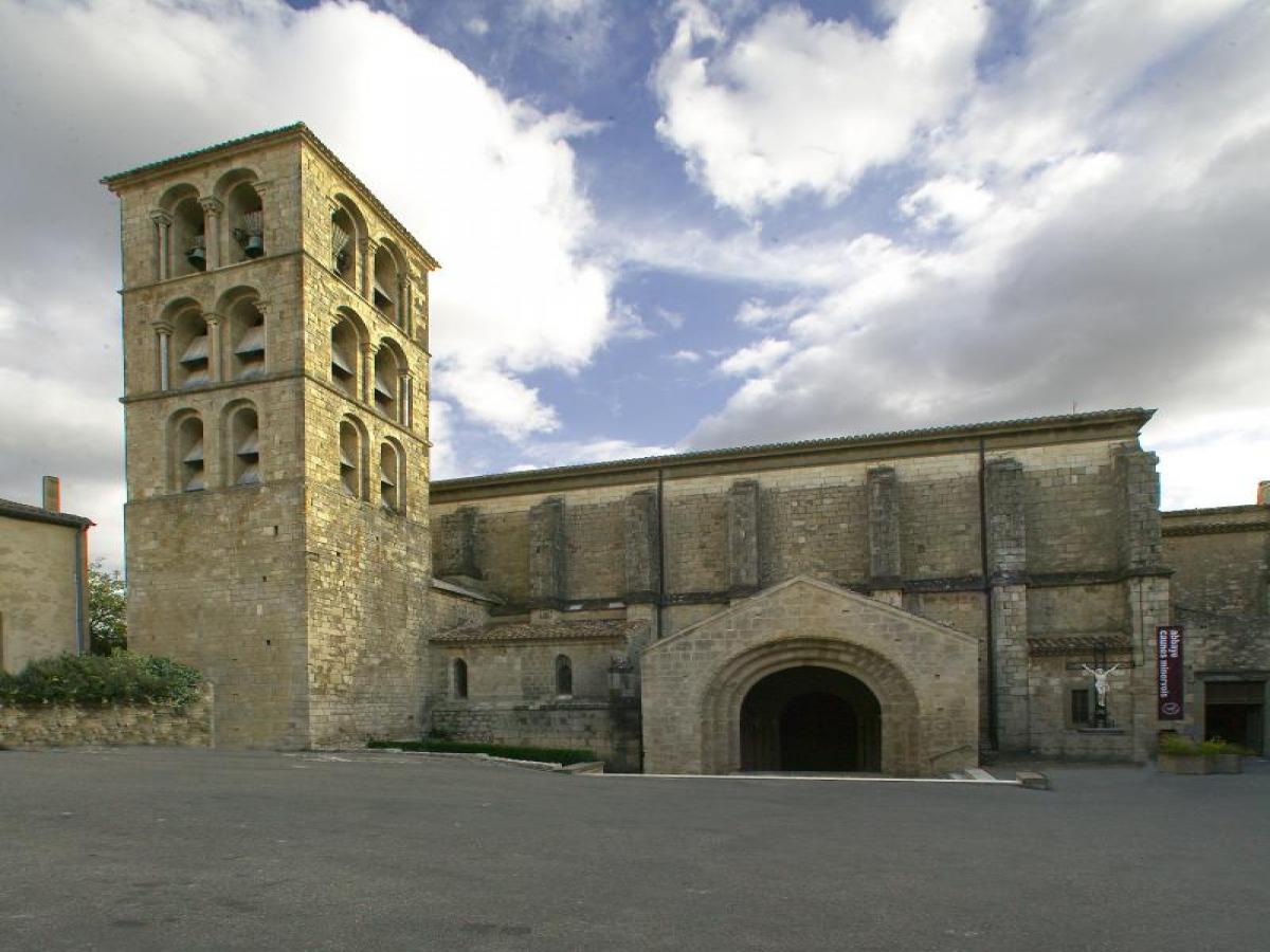 Visite de l'abbaye de Caunes Minervois